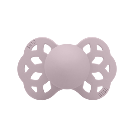 BIBS Speen Maat 1 Silicone Anatomical Blossom/Dusky Lilac 2st - BIBS - Babywinkel - 5713795243716