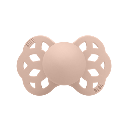 BIBS Speen Maat 1 Silicone Anatomical Ivory/Blush 2st - BIBS - Babywinkel - 5713795243631