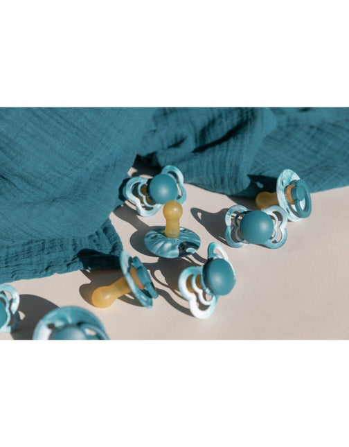 BIBS Speen Maat 1 Silicone Supreme Forest Lake White/Forest Lake White 2st koop je bij Babywinkel