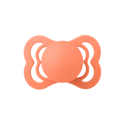 BIBS Speen Maat 1 Silicone Supreme Papaya - BIBS - Babywinkel - 5713795233311