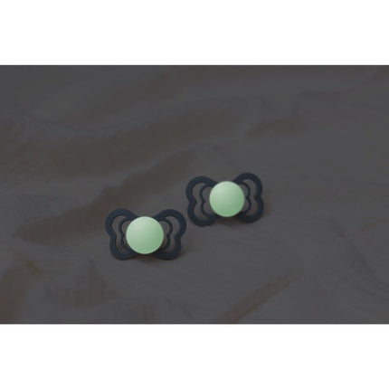 BIBS Speen Maat 1 Vanilla Night Supreme Silicone - BIBS - Babywinkel - 5713795223572