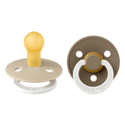 BIBS Speen Maat 1 Vanilla Night/Dark Oak Night 2st - BIBS - Babywinkel - 5713795210022