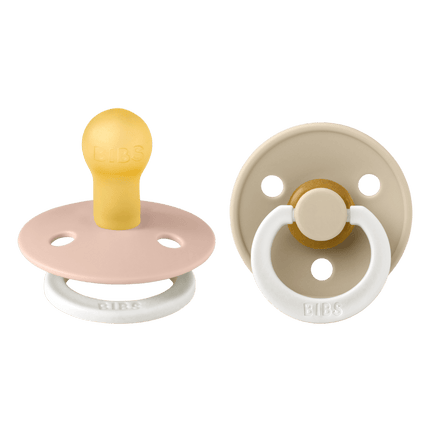 BIBS Speen Maat 3 Blush Night/Vanilla Night 2st - BIBS - Babywinkel - 5713795200986