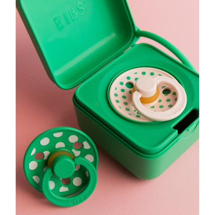 BIBS Spenen Maat 1 Pacifier Studio Colour Polka Latex Petal/Cactus 2st koop je bij Babywinkel