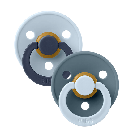<tc>BIBS</tc> Sucette Soothers Studio Fusion 2 pack Baby blue/petrol <tc>tétine</tc>taille 1