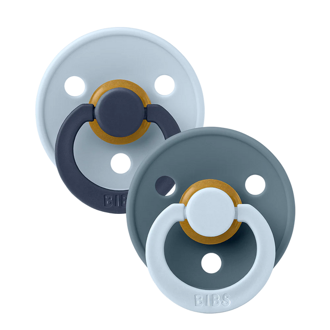 <tc>BIBS</tc> Sucette Soothers Studio Fusion 2 pack Baby blue/petrol <tc>tétine</tc>taille 1