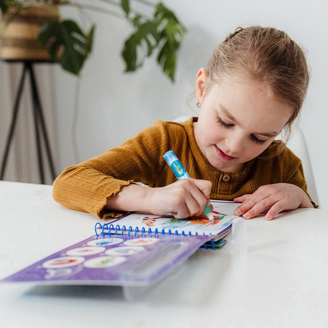 Blauwe Kleurboek Zeedieren Met Water - Babywinkel - 8714274025790