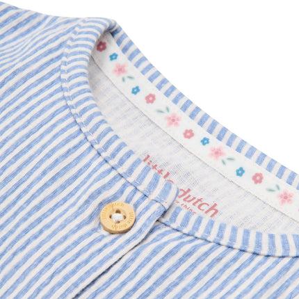 Blouse lange mouw Denim Blue Stripe koop je bij Babywinkel