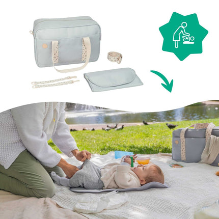 "BOWLING verzorgingstas GRIS - GREY" - Babywinkel - 3661276189720