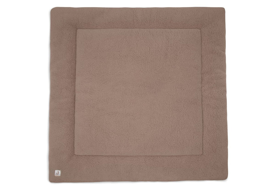Boxkleed 100x100cm Cloudy Rib - Milky Coffee - Babywinkel - 8717329399624