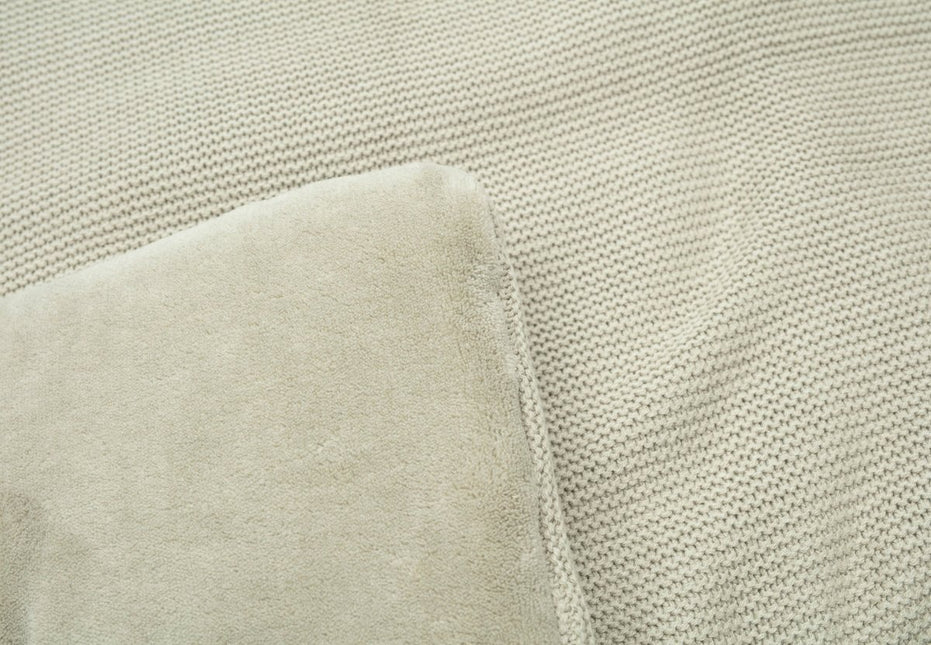 Boxkleed 75x95cm Basic Knit - Olive Green - Babywinkel - 8717329377226