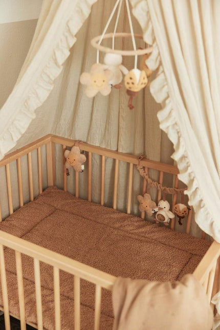 Boxkleed 75x95cm Boucle - Biscuit - Babywinkel - 8717329369719