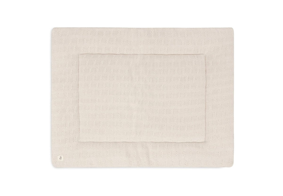 Boxkleed 75x95cm Grain Knit - Oatmeal - Babywinkel - 8717329377745