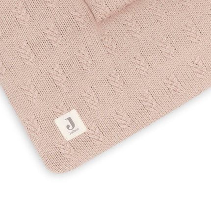 Boxkleed 75x95cm Grain Knit - Wild Rose - Babywinkel - 8717329377738