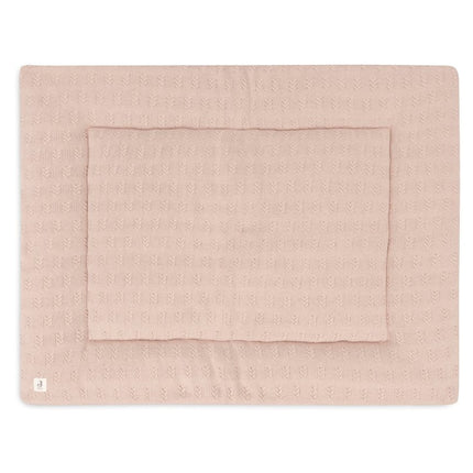 Boxkleed 75x95cm Grain Knit - Wild Rose - Babywinkel - 8717329377738