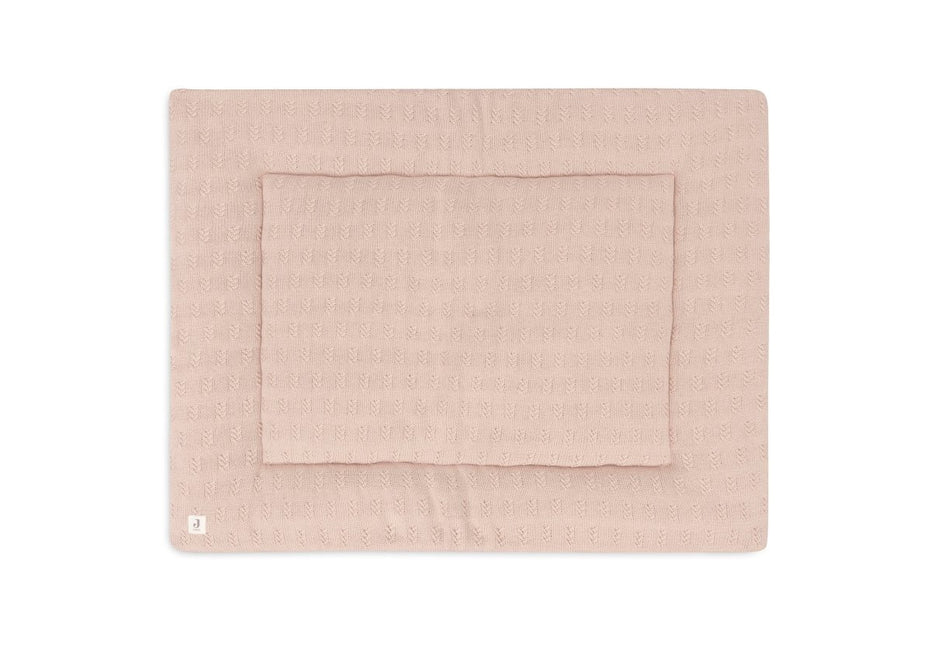 Boxkleed 75x95cm Grain Knit - Wild Rose - Babywinkel - 8717329377738