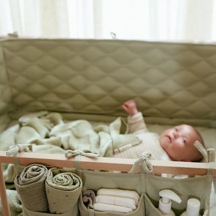 Little Dutch Boxbumper Pure Sage koop je bij Babywinkel
