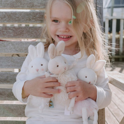 Bunnies By The Bay Knuffel Roly Poly Konijn Creme 13cm - Bunnies By The Bay - Babywinkel - 843584020619