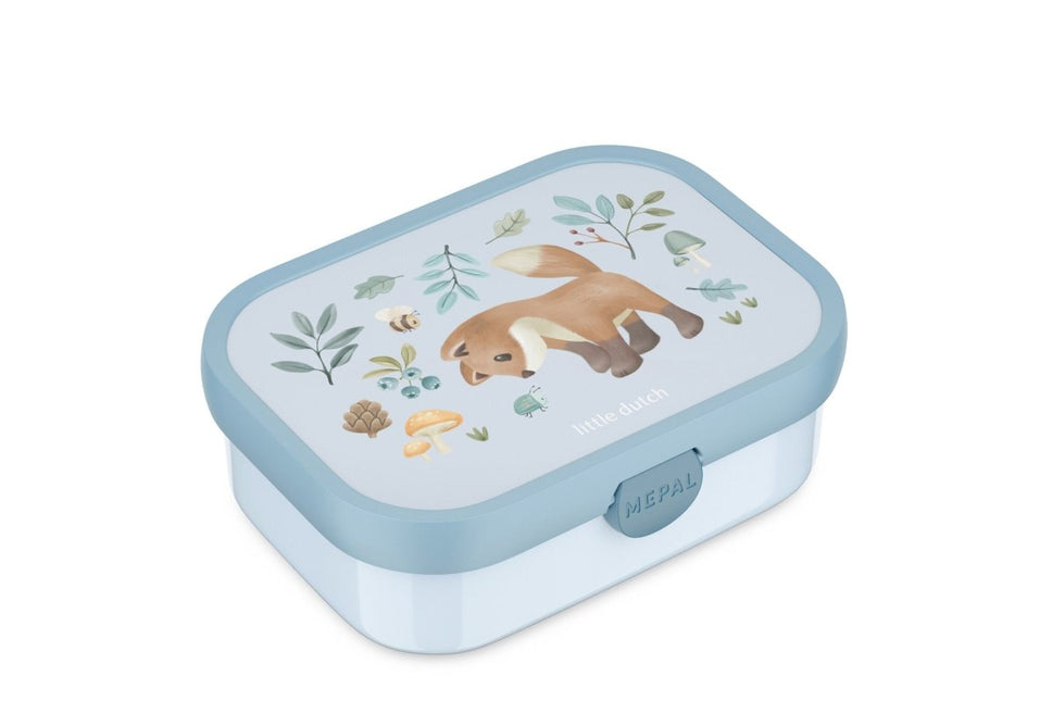 Campus Bento lunchbox met vorkje Little Dutch - Forest Friends - Babywinkel - 8720294048893
