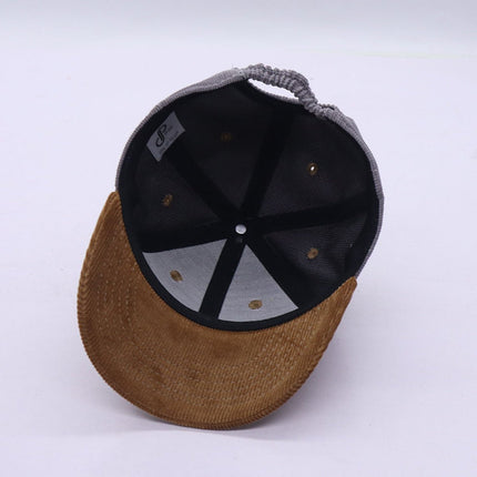 Cap rib cognac/grey - Babywinkel - 8714218729531