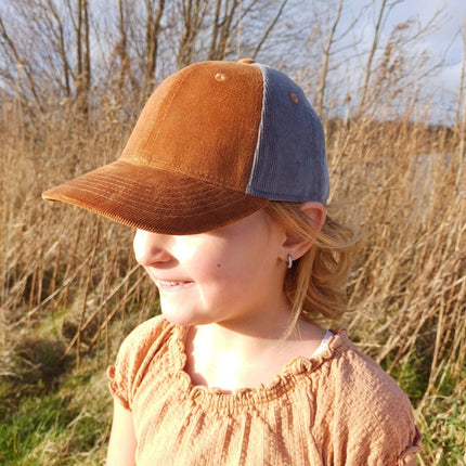 Cap rib cognac/grey - Babywinkel - 8714218729531