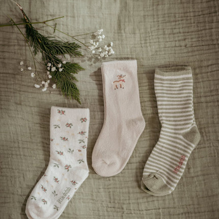 Paquet de 3 chaussettes Petit Noël