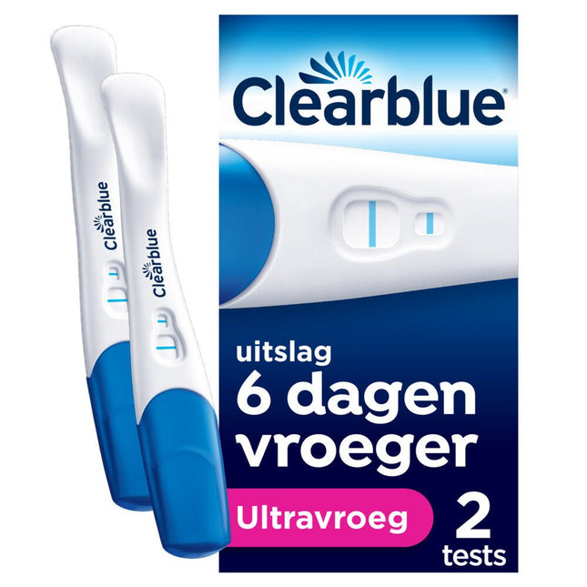 Clearblue Zwangerschapstest Visueel Vroege Detectie 2st koop je bij Babywinkel