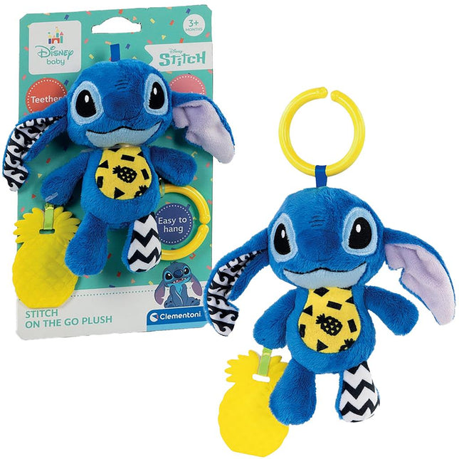 Clementoni Baby Stitch Soft Rattle Blue - Babywinkel - 8005125179190