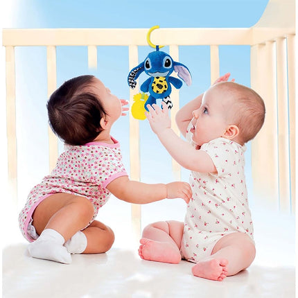 Clementoni Baby Stitch Soft Rattle Blue - Babywinkel - 8005125179190