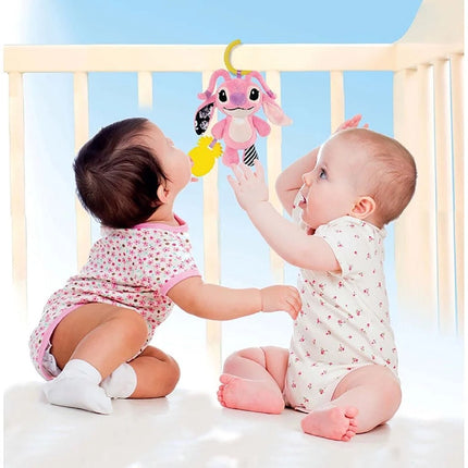 Clementoni Baby Stitch Soft Rattle Pink - Babywinkel - 8005125179374