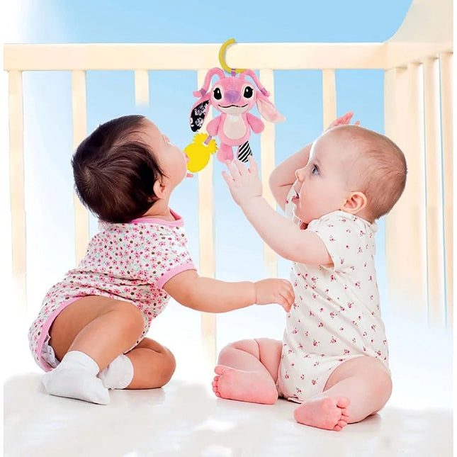 Clementoni Baby Stitch Soft Rattle Pink - Babywinkel - 8005125179374