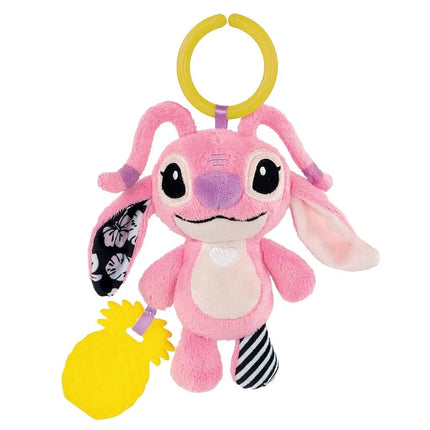 Clementoni Baby Stitch Soft Rattle Pink - Babywinkel - 8005125179374