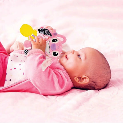 Clementoni Baby Stitch Soft Rattle Pink - Babywinkel - 8005125179374