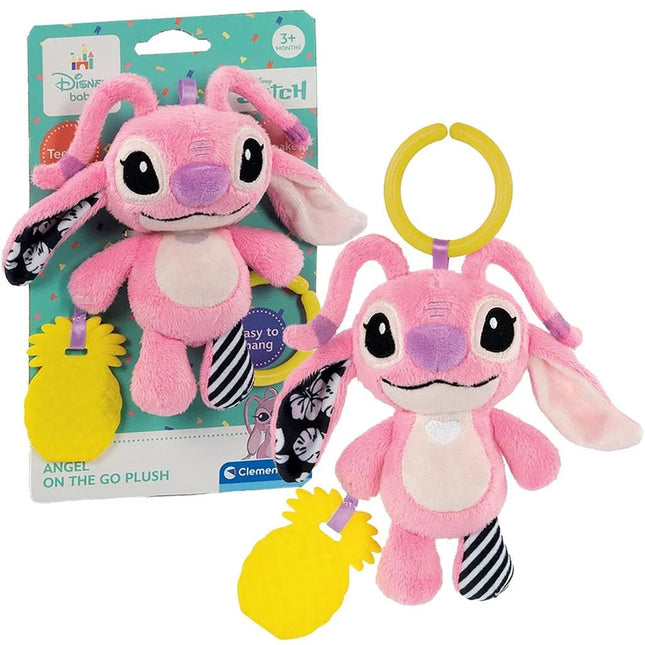Clementoni Baby Stitch Soft Rattle Pink - Babywinkel - 8005125179374