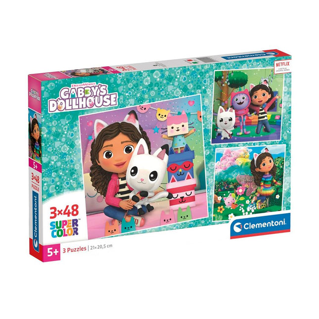 Clementoni Puzzel Gabby'S Dollhouse 3X48St koop je bij Babywinkel