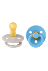 BIBS Speen Maat 1 Latex Mushroom/Breeze 2St koop je bij Babywinkel