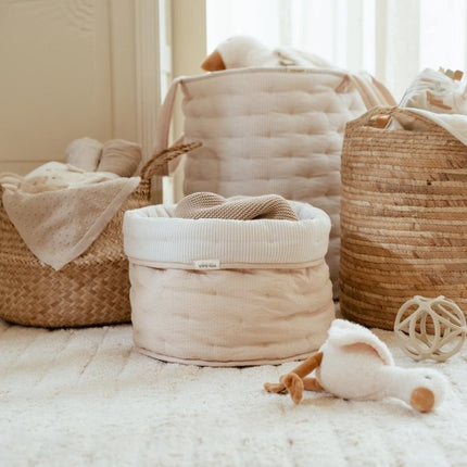 Commodemandje klein - Pure Soft Beige Stripe - Babywinkel - 8721122584453