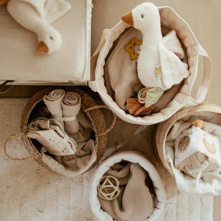 Commodemandje klein - Pure Soft Beige Stripe - Babywinkel - 8721122584453