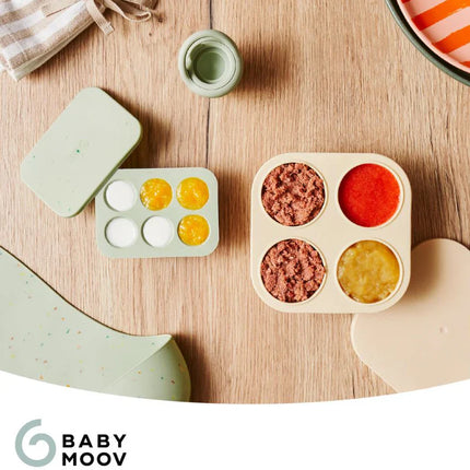 <tc>Babymoov</tc> Lot de petits récipients en silicone + jouet à mordiller