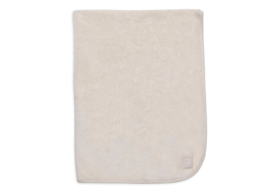 Deken Ledikant 100x150cm Basic Jersey/Sherpa - Oatmeal - Babywinkel - 8717329400122