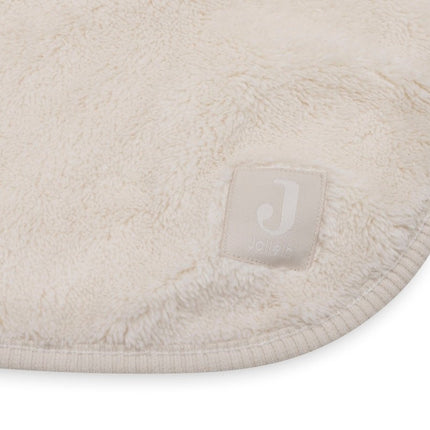 Deken Ledikant 100x150cm Basic Jersey/Sherpa - Oatmeal - Babywinkel - 8717329400122