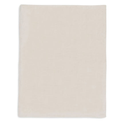 Deken Ledikant 100x150cm Basic Knit - Oatmeal/Velvet - Babywinkel - 8717329403895