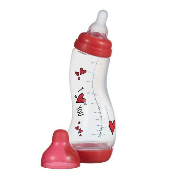 Difrax S - Fles 250 Ml I Love - Difrax - Babywinkel - 8711736556762