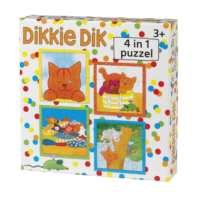 Dikkie Dik 4 - In 1 Puzzel - Babywinkel - 8716473520168