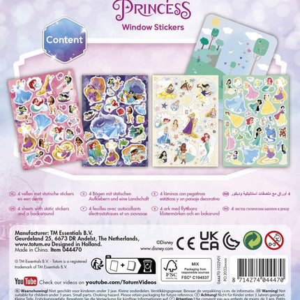 Disney Prinsessen Raamstickers - Babywinkel - 8714274044470