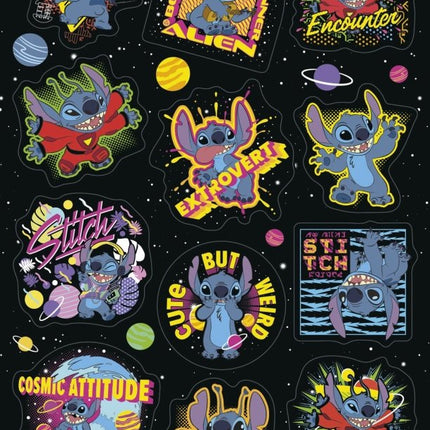 Disney Stickers Stitch Glitter - Babywinkel - 8718819315049
