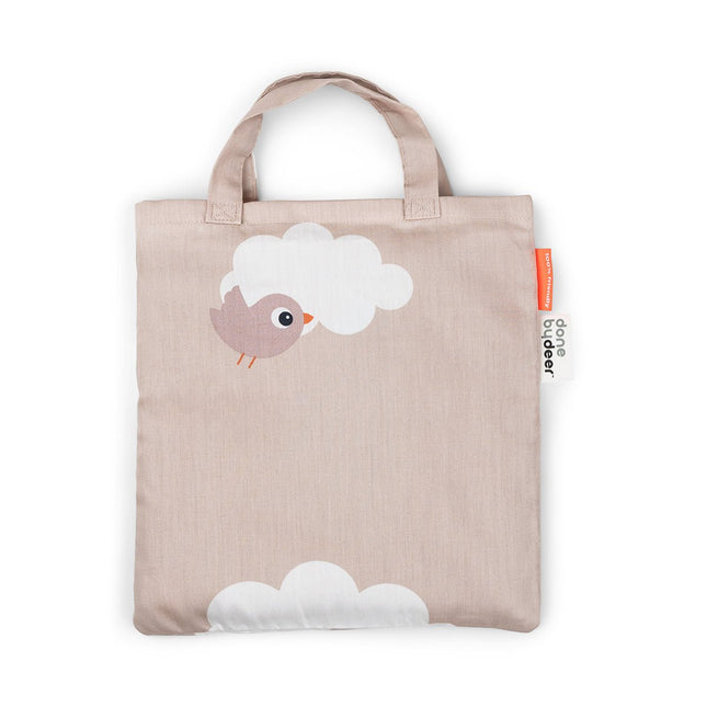 Done by Deer Dekbedovertrek Happy Clouds Powder 100x130cm - Done by Deer - Babywinkel - 5712643046486