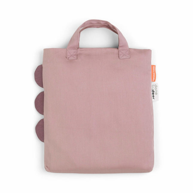 Done by Deer Dekbedovertrek Sleepy Croco Powder 100x140cm - Babywinkel - 5712643037545