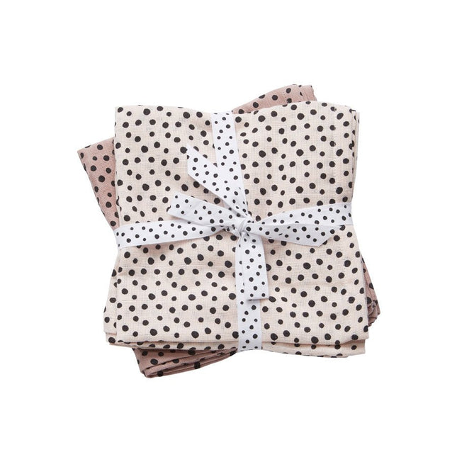 Done by Deer Hydrofiele Doek Happy Dots Powder 2st - Done by Deer - Babywinkel - 5712643306863