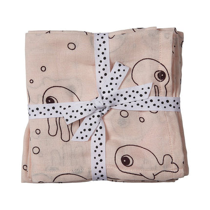Done by Deer Inbakerdoek Sea Friends Powder 2st - Done by Deer - Babywinkel - 5712643019114